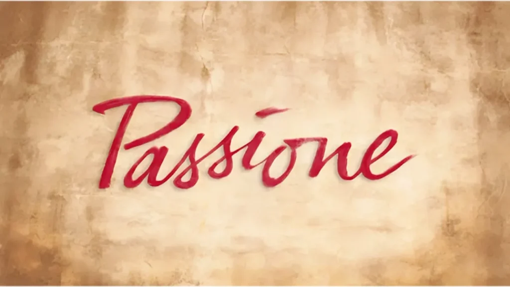 Logo da novela Passione
